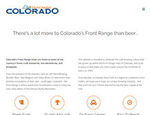 Tablet Screenshot of coloradofrontrange.com